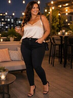 Old Navy Super Skinny Black Jeans – Size 14 🖤